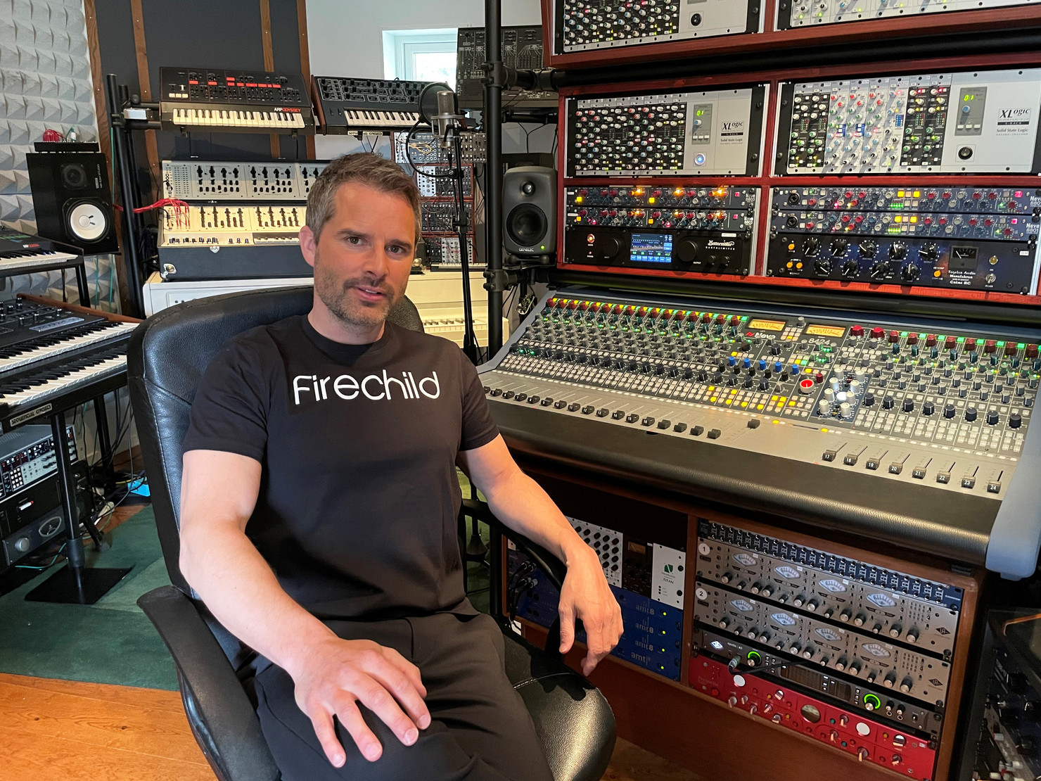 Mr Firechild Installs a Neve 8424 Console in his Swedish Studio