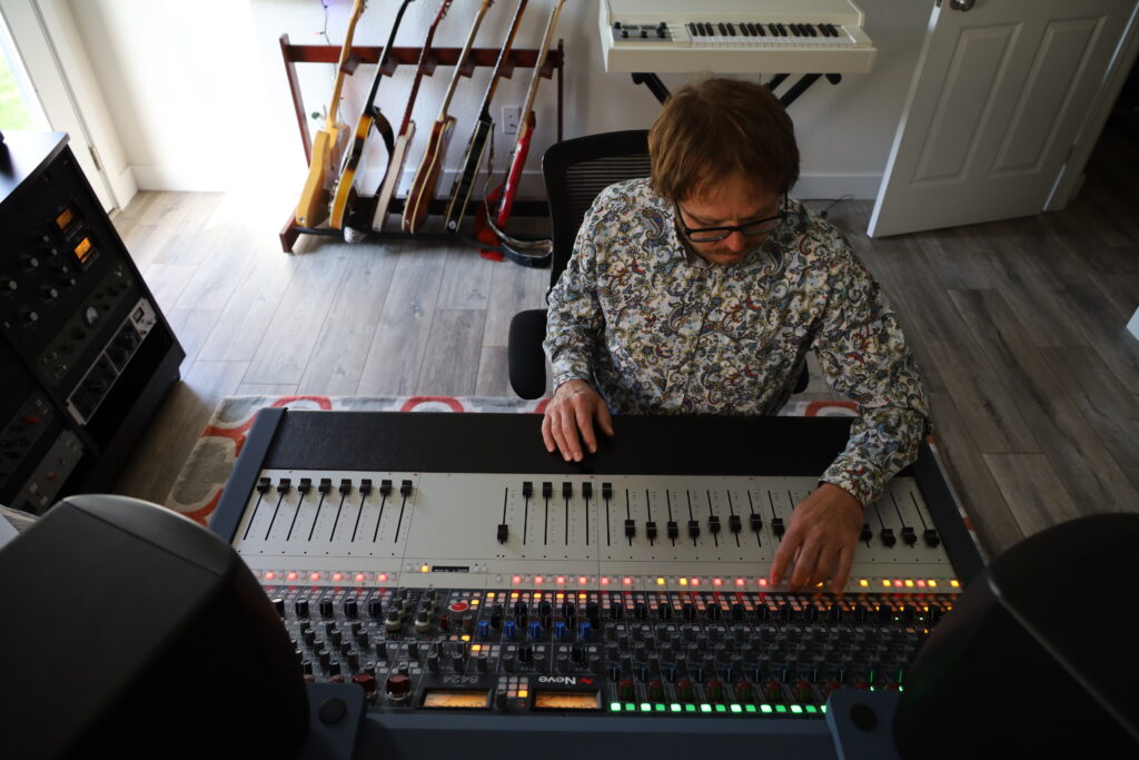 Neve 8424 console in home studio