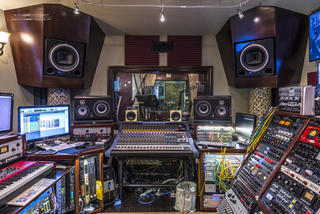 Console in studio