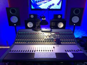 Neve 8424 console at Trojan City Studios
