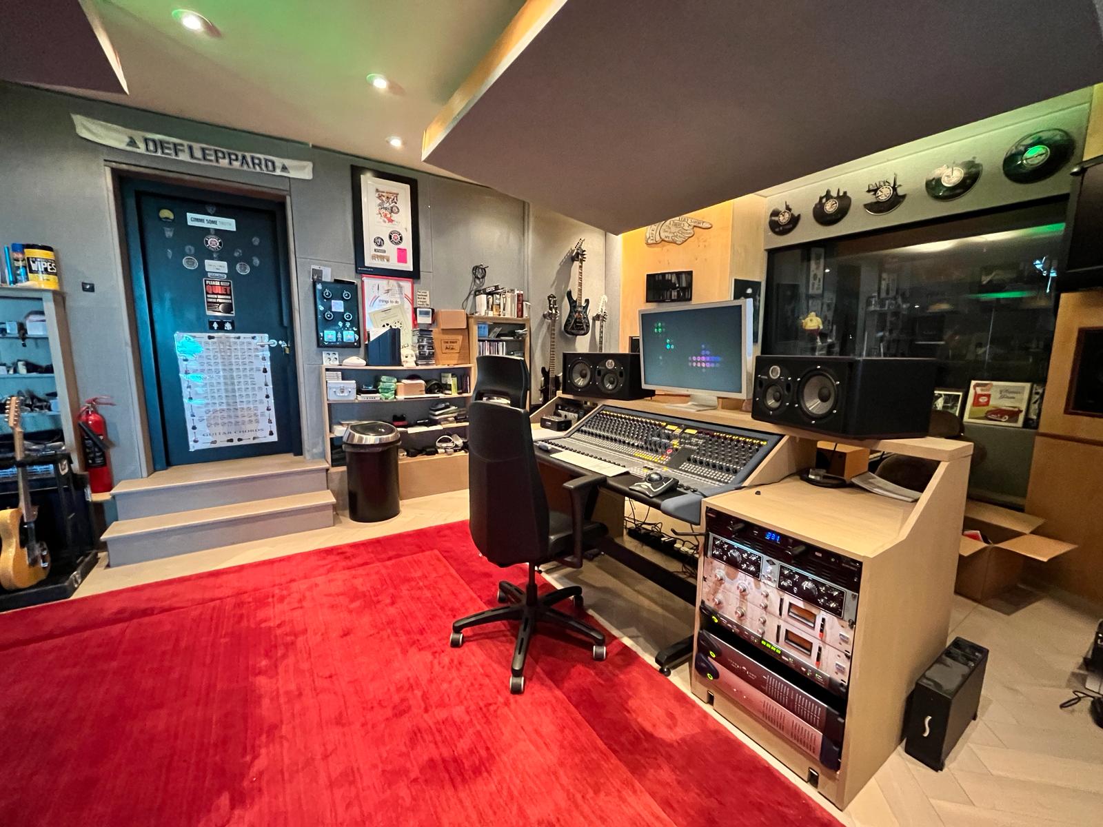 Inside the Home Studio of Def Leppard’s Joe Elliott